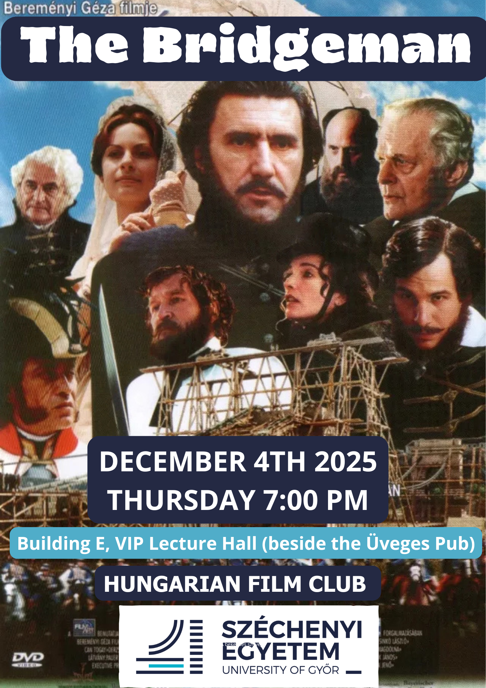 HUNGARIAN FILM CLUB - 4th DECEMBER 2025, 7:00 PM