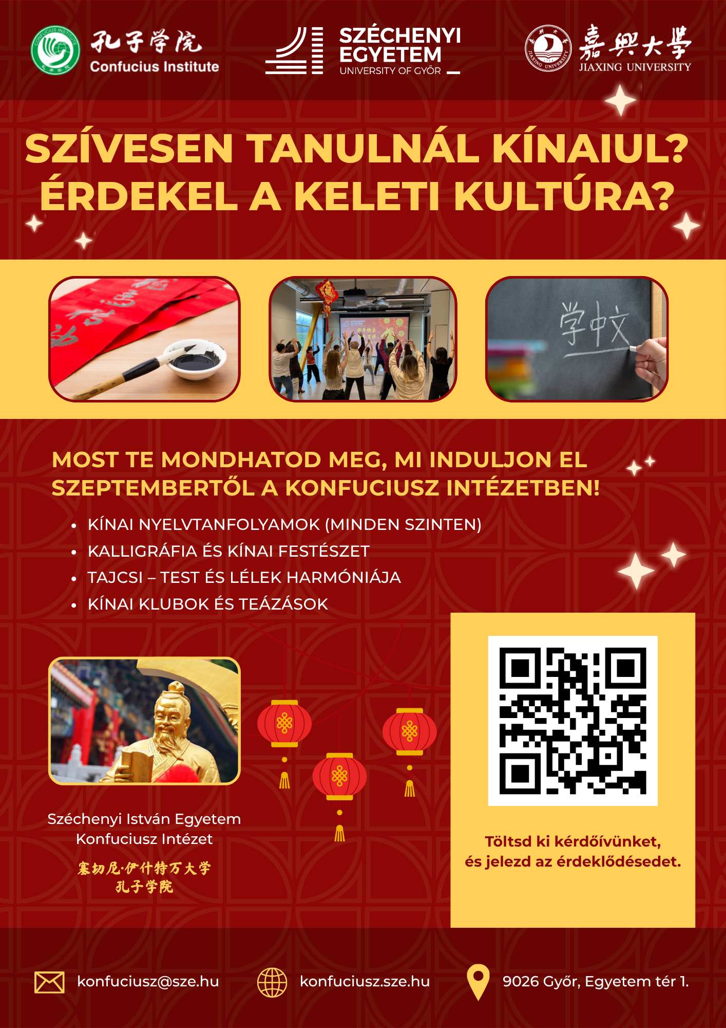 Szívesen tanulnál kínaiul? Érdekel a keleti kultúra? 