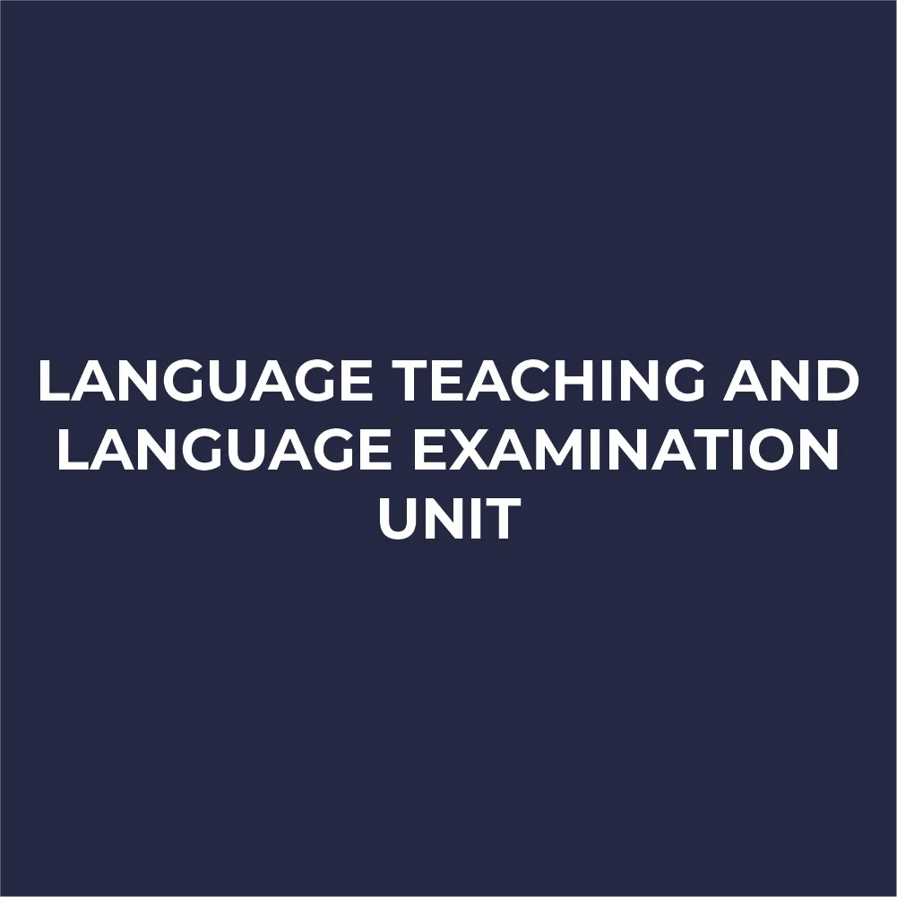 Language Teaching and Language Examination Unit (FLIPCARD)