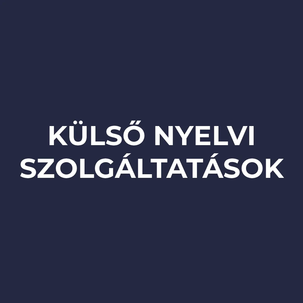 Külső Nyelvi Szolgáltatások