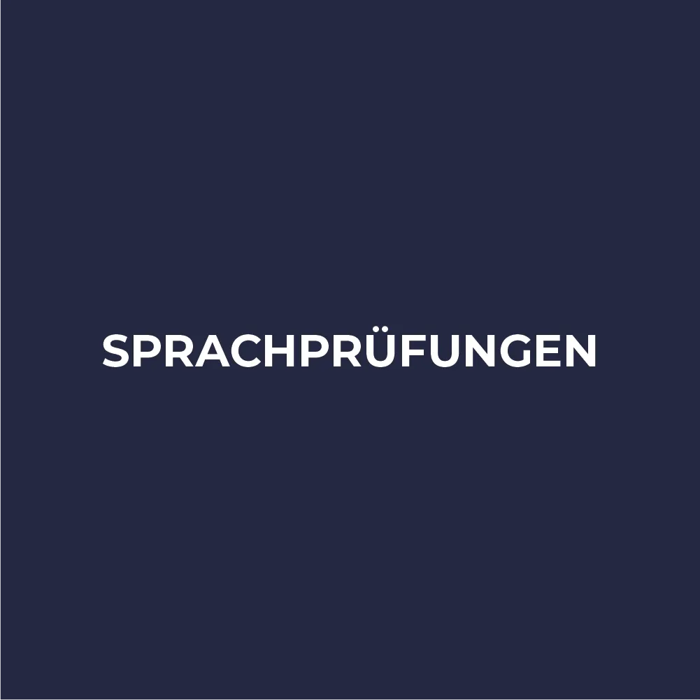 SPRACHPRÜFUNGEN (Flipcard)