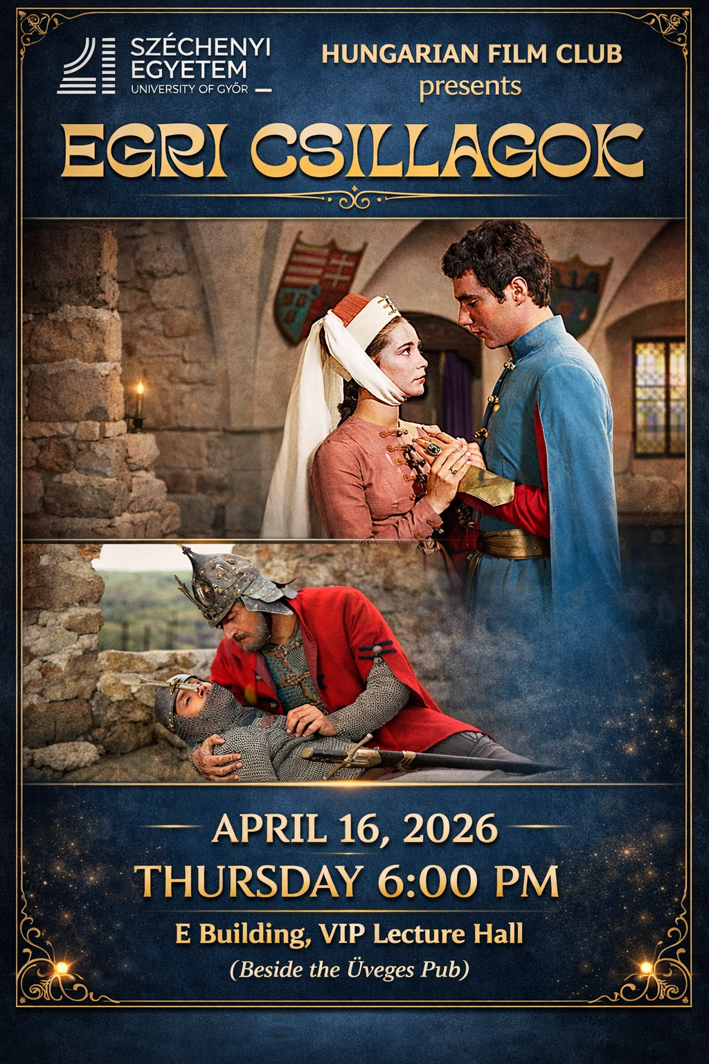 HUNGARIAN FILM CLUB - APRIL 16, 6:00 PM